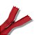 Ziper Invisível Fixo Tela n°3 30cm - Cor Vermelho 148 10un BV1C - Imagem 1