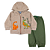 Conjunto t-rex. Tam: M - G - Imagem 3