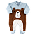Macacão urso corajoso - Imagem 2