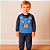 Conjunto microsoft urso listrado - Imagem 1