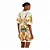 Vestido Curto Estampado Floral Penélope - Imagem 3