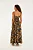 Vestido Longo Estampado Leque De Tucano - Imagem 4