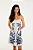 Vestido Curto Estampado Coqueiro Tropical - Imagem 1