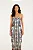 Vestido Midi Estampado Lenço Náutico - Imagem 2
