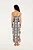 Vestido Midi Estampado Lenço Náutico - Imagem 4