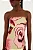 Vestido Longo Sem Alça Estampado Rosas Pintadas - Imagem 3