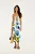 Vestido Midi Sem Alça Estampado Concha Litoral - Imagem 1