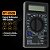 Multímetro Medidor Digital DT830D com Display e Cabo Teste - Imagem 2