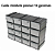 Kit 4 caixas organizadores empilhaveis 16 gavetas - Imagem 5