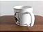 Caneca de porcelana branca/preta 340ml - Imagem 6