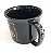 Caneca de porcelana branca/preta 340ml - Imagem 8