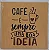 Quadro com estampa de café - Imagem 1