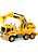 Mini Veículo - Escavadeira de Construção - Shiny Toys - Amarelo - Imagem 3