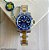 SUPER CLONE MÁQUINA ETA – ROLEX SUBMARINER AZUL PRATA DOURADO 40MM - Imagem 1