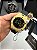BASE ETA CLONE HUBLOT DOURADO PULSEIRA BORRACHA - Imagem 1