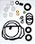 JOGO JUNTA BOMBA BOSCH IMPORTADO MARCA SEID F000461409 - Imagem 3