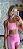 Shorts tricolor Rosa - Imagem 2