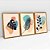 Conjunto De Quadros Com Moldura Folhas Minimalista - Imagem 7