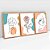Conjunto De Quadros Decorativos Com Moldura Mulher Silhueta Rosa - Imagem 4
