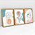 Conjunto De Quadros Decorativos Com Moldura Mulher Silhueta Rosa - Imagem 7