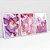 Combo De Quadros Decorativos Com Moldura Marmorizado Abstrato Violeta - Imagem 7