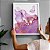 Combo De Quadros Decorativos Com Moldura Marmorizado Abstrato Violeta - Imagem 2