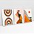 Kit 3 Quadros Com Moldura Abstract Face - Imagem 3