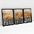 Kit 3 Quadros Com Moldura Arte Arvores Abstratas - Imagem 2