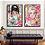 Kit 2 Quadros Decorativos Com Moldura Grafite Pop Art - Imagem 1