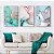 Kit 3 Quadros Decorativos Com Moldura Arte Marmorizada - Imagem 1