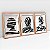Kit 3 Quadros Decorativos Com Moldura Arte Os Rostos - Imagem 5
