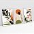Kit 3 Quadros Com Moldura Serena Abstrata - Imagem 2
