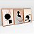 Kit 3 Quadros Com Moldura Escultura Minimalista - Imagem 4