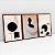 Kit 3 Quadros Com Moldura Escultura Minimalista - Imagem 5