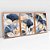 Kit 3 Quadros Com Moldura Harmonia Ginkgo - Imagem 4