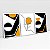 Kit 3 Quadros Com Moldura Love Geometria Moderna - Imagem 3