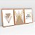 Kit 3 Quadros Com Moldura Geometria Delicada - Imagem 4