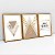 Kit 3 Quadros Com Moldura Geometria Delicada - Imagem 6