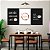 Kit 3 Quadros Decorativos Com Moldura Para Cozinha Que Não Nos Falte Café - Imagem 1