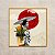 Quadro Decorativo Com Moldura Mulher Japonesa Tokyo - Imagem 2