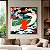 Quadro Com Moldura Garça Japonesa Colors - Imagem 1