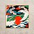 Quadro Com Moldura Garça Japonesa Colors - Imagem 2