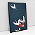 Quadro Decorativos Com Moldura Japan Garças - Imagem 3