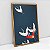 Quadro Decorativos Com Moldura Japan Garças - Imagem 4