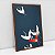 Quadro Decorativos Com Moldura Japan Garças - Imagem 6