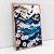 Quadros Com Moldura Paisagem Azul e Branco Japan Art - Imagem 3