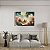 Quadro Decorativos Em Tecido Canvas Pintura Flores Rosas Asiáticas - Imagem 1