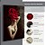 Quadro Decorativos Em Tecido Canvas Pintura Flores Rosas Asiáticas - Imagem 2