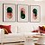 Kit 3 Quadros Decorativos Com Moldura Simetria Circular - Imagem 2