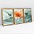 Kit 3 Quadros Com Moldura Floral Etéreo - Imagem 6